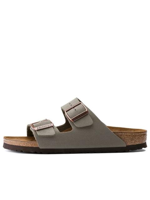 BIRKENSTOCK Birkenstock Arizona Birkibuc Narrow Fit Sandals 'Stone' 151213