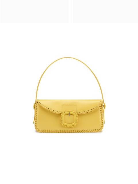 Santoni Yellow leather shoulder bag