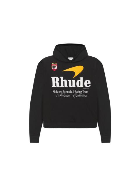 Rhude Rhude x McLaren Logo Hoodie Black