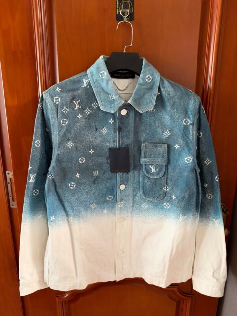 Louis Vuitton Louis Vuitton Starry Sky Ink Gradient Monogram Denim Jacket