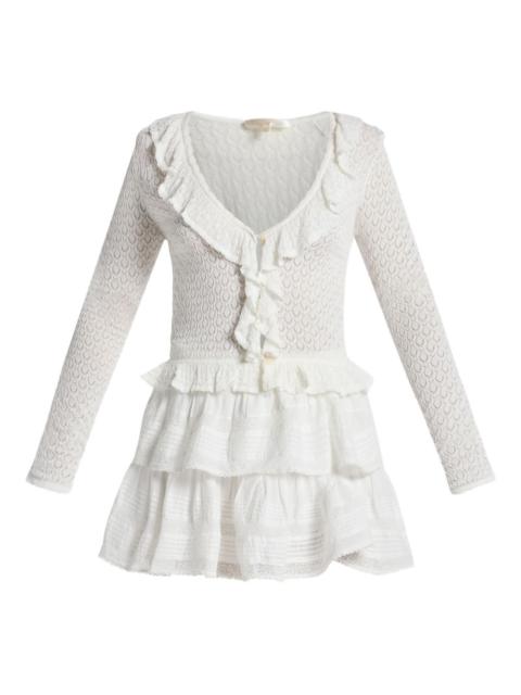 LoveShackFancy Nilah ruffled mini dress