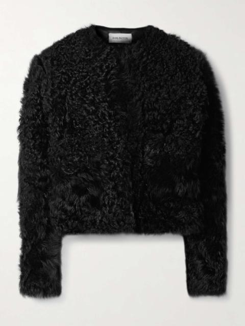 16ARLINGTON Bia cropped shearling jacket Black