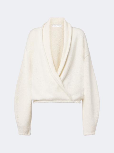 AYA MUSE Kena cotton wrap top