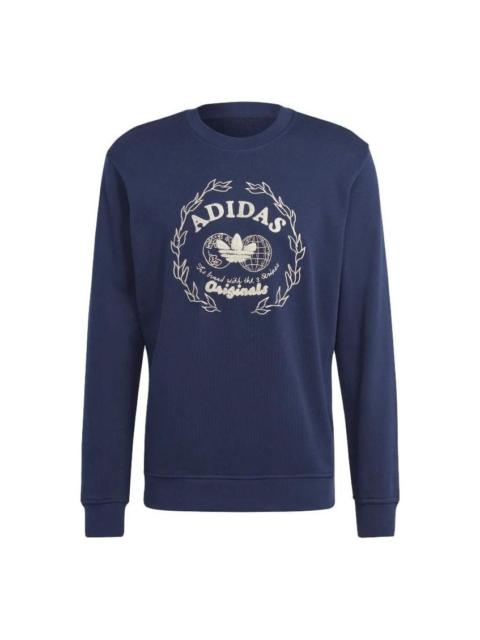 adidas Graphics Archive Crew Sweatshirt 'Blue' IC5769