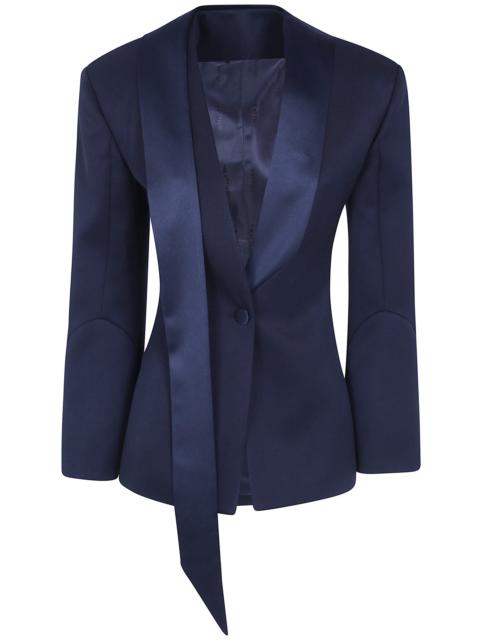 THE ATTICO Jacket Classic Black "Scarf Classic Blazer"