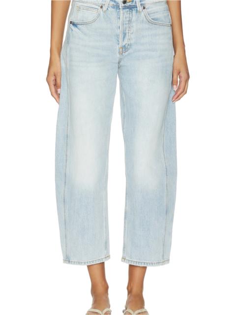 GOOD AMERICAN High Barrel Ankle Jeans
