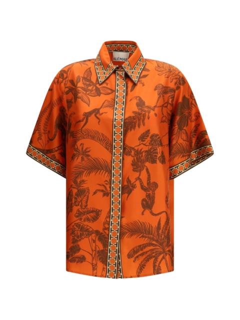 ALÉMAIS monkey-print shirt