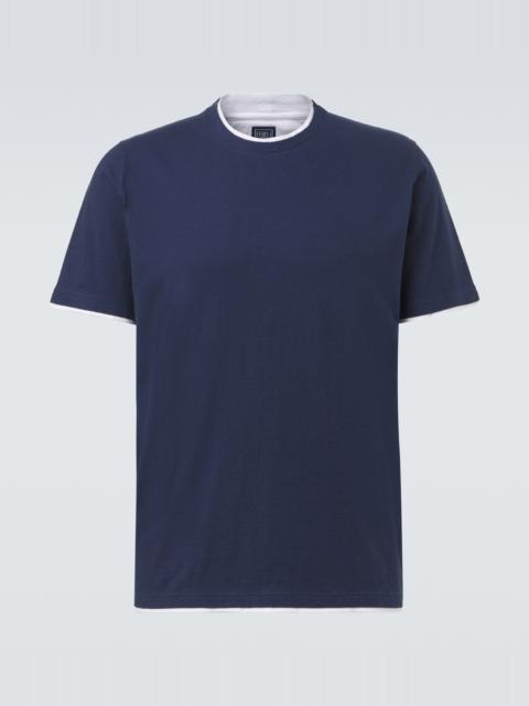 FEDELI Cotton jersey T-shirt