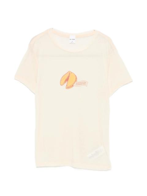 RE/DONE Re/done Fortune Cookie-print T-shirt