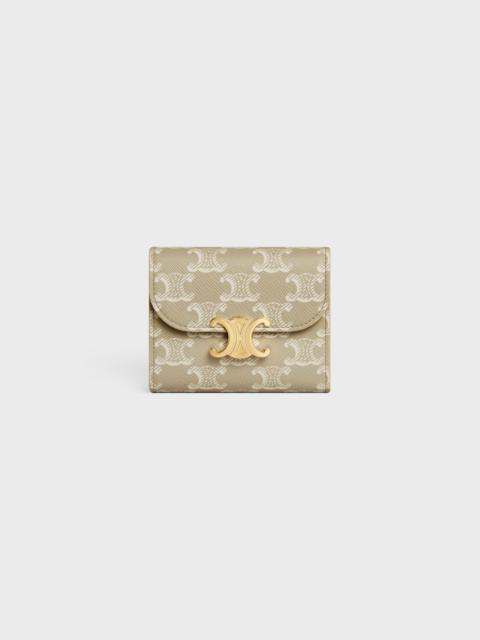 CELINE Small Wallet TRIOMPHE in TRIOMPHE CANVAS