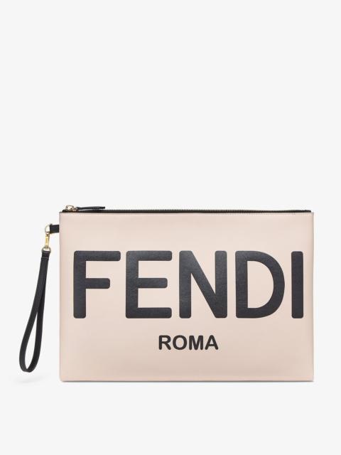 FENDI Pink leather pouch