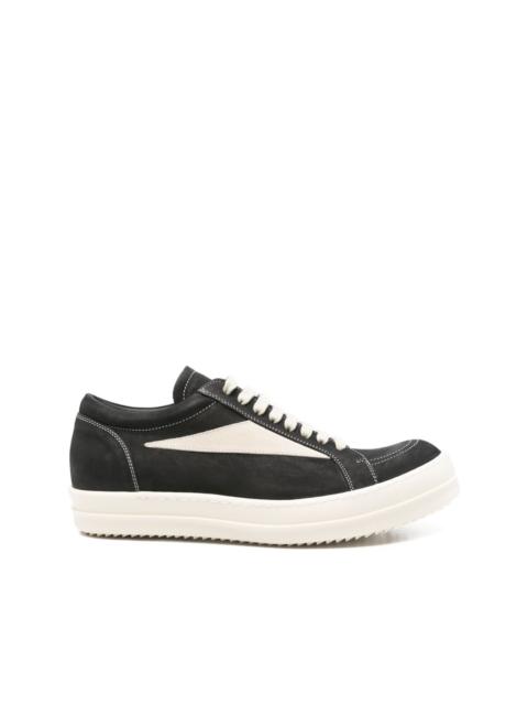 Rick Owens panelled lace-up trainers