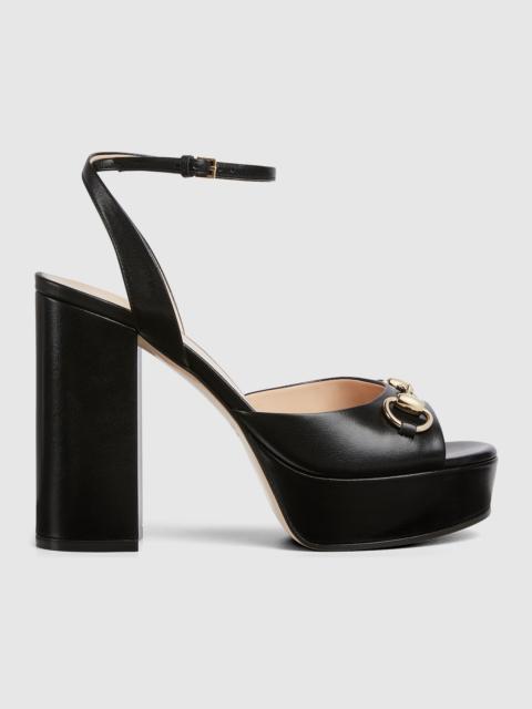 Women's Horsebit platform sandal