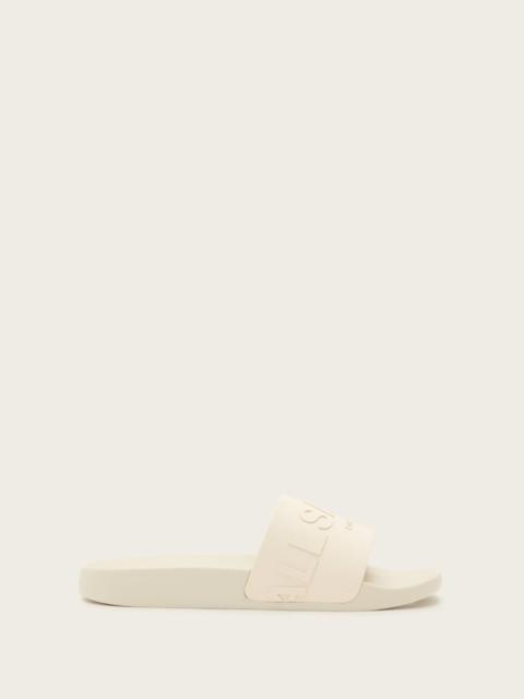 ALLSAINTS BIGGY SLIP ON LOGO SLIDERS