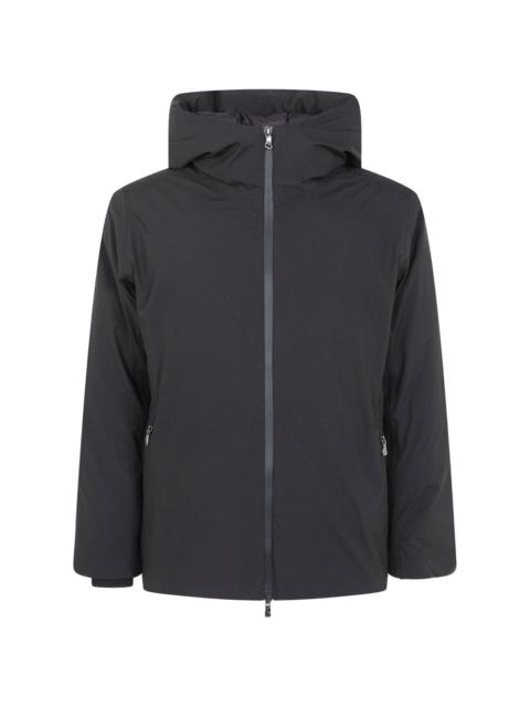 RAINS hooded zip-up jacket