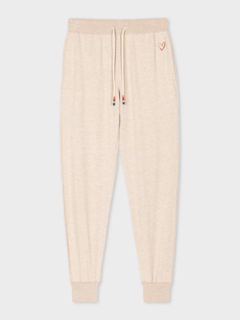 Paul Smith Oatmeal 'Swirl' Heart Sweatpants