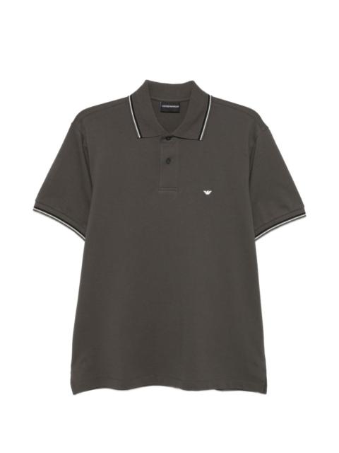 EMPORIO ARMANI buttoned polo shirt