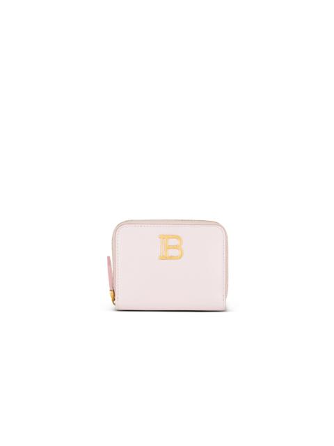 Balmain B-Buzz leather purse