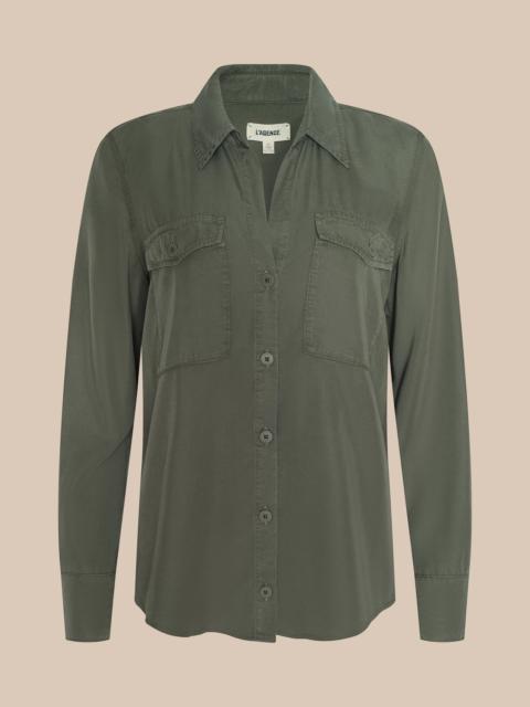 L'AGENCE Pearson Blouse