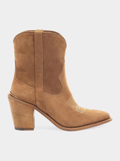PARTLOW 90mm Leigh Anne Suede Ankle Boots