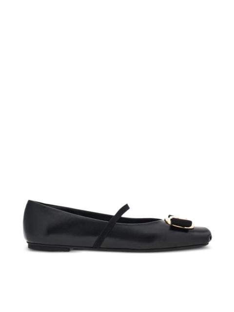 Vara leather ballet flats