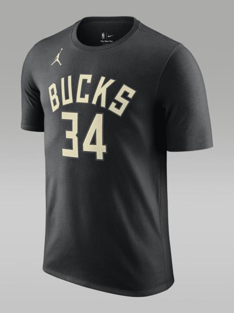 Jordan Milwaukee Bucks Statement Edition Men's Jordan NBA T-Shirt