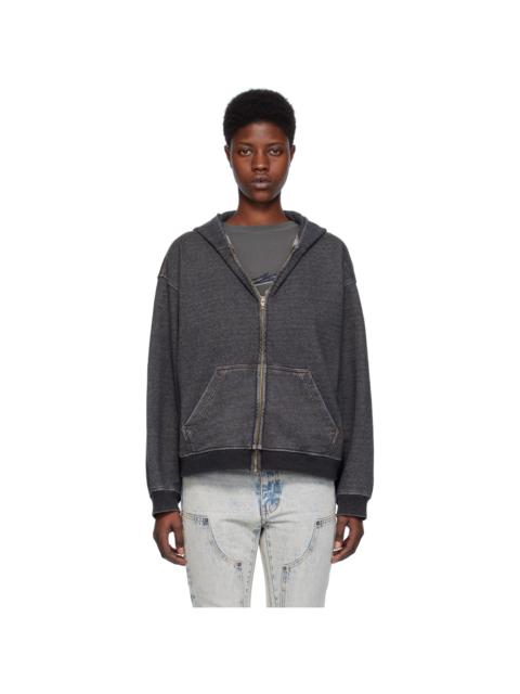 We11done Black Faded Hoodie