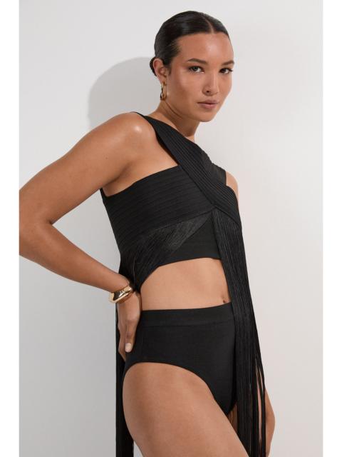KAREN MILLEN High Waisted Bandage Bikini Bottoms