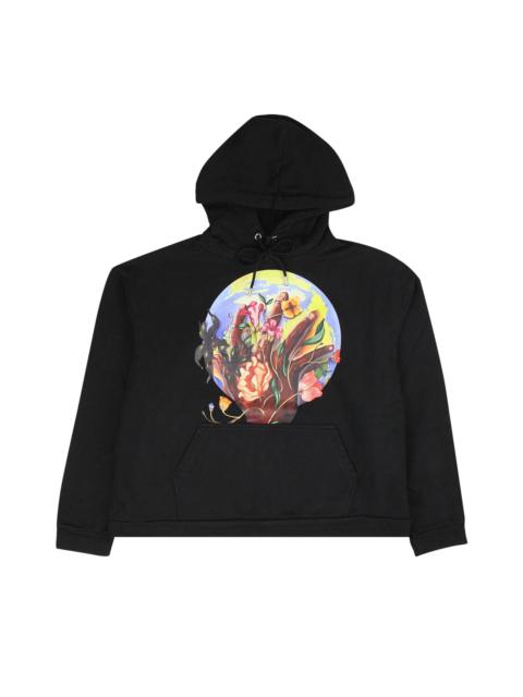 WHO DECIDES WAR Who Decides War Roots Of Peace Hooded Pullover 'Black'