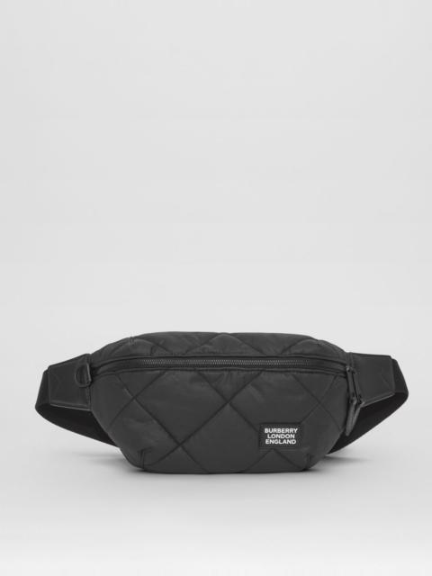 Burberry Diamond Quilted Cotton Sonny Bum Bag