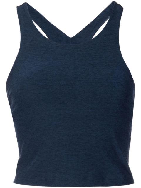 BEYOND YOGA Focus cropped racerback tank