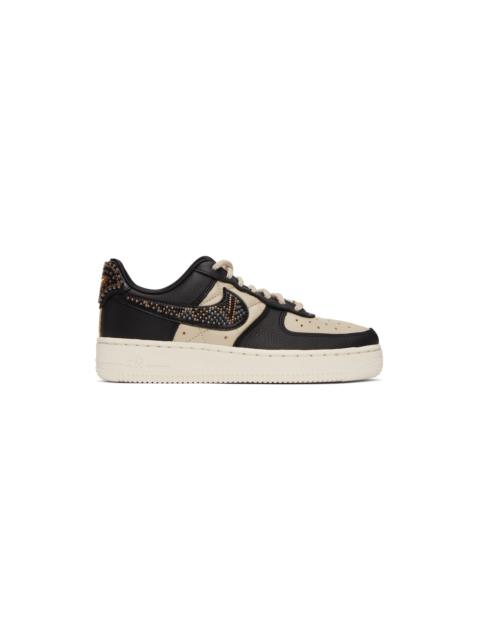 Nike Black & Beige Premium Goods Edition Air Force 1 'The Sophia' Sneakers