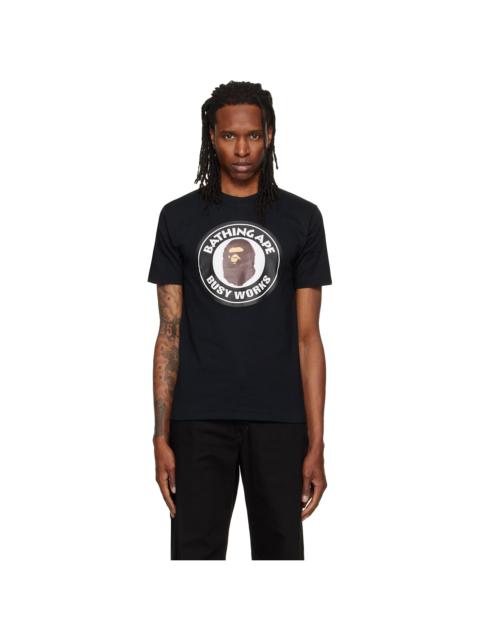 A BATHING APE® Black 'Busy Works' T-shirt