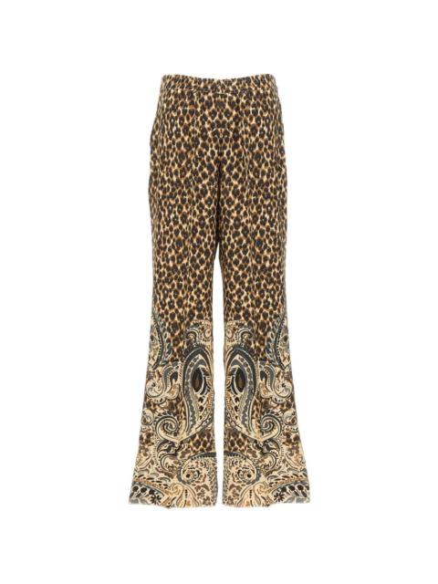 Etro leopard-print trousers