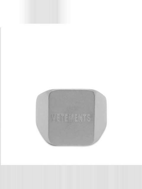 VETEMENTS VETEMENTS Logo Ring