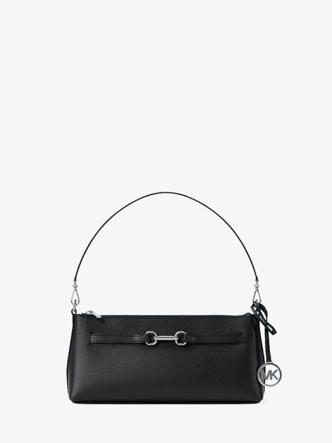 MICHAEL KORS Carson Small Pebbled Leather Convertible Crossbody Bag