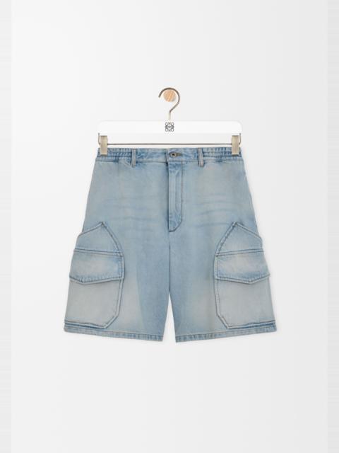 Loewe Cargo shorts in denim