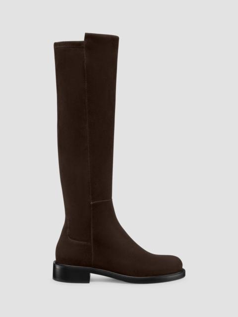 Stuart Weitzman Women's 5050 Gisele 30MM Suede Boots - Midnight Espresso