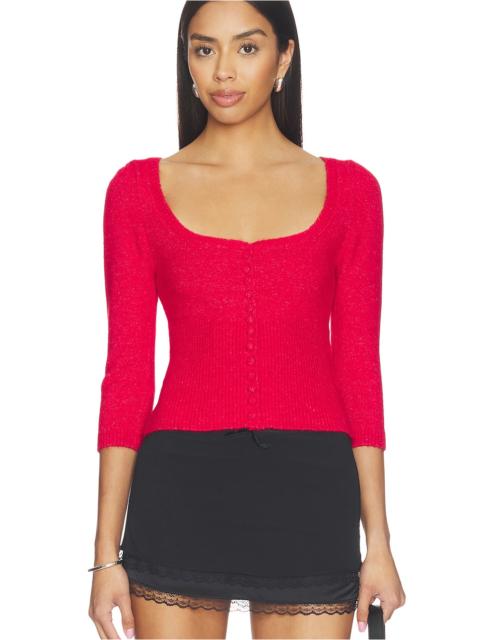 GUIZIO Rocie Sweetheart Cardigan