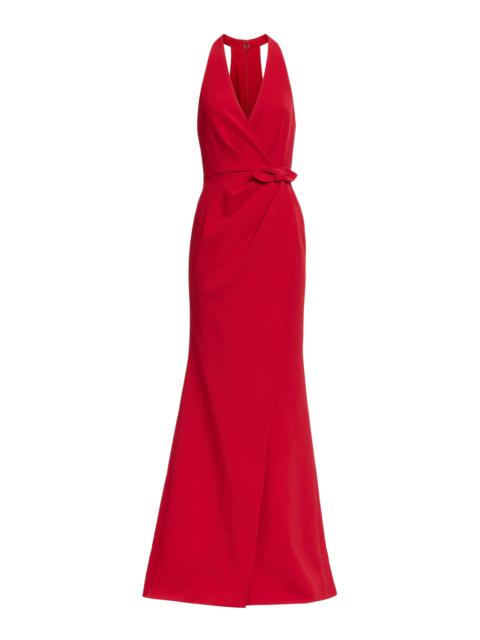 ELIE SAAB Cady Long Dress red