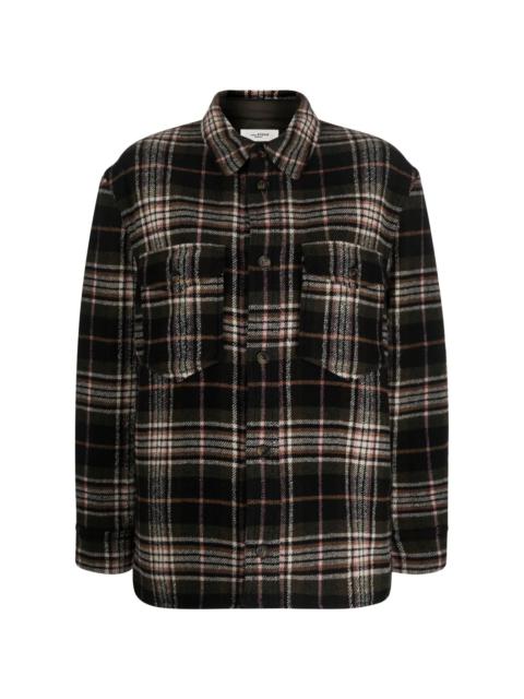 Ervy check-print jacket