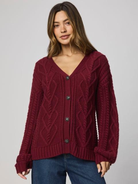 Splendid Harlow Heart Cardigan