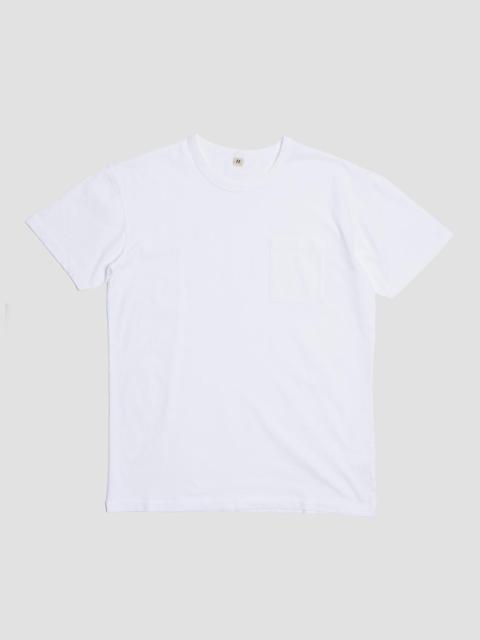 Nigel Cabourn Classic Pocket Tee in White