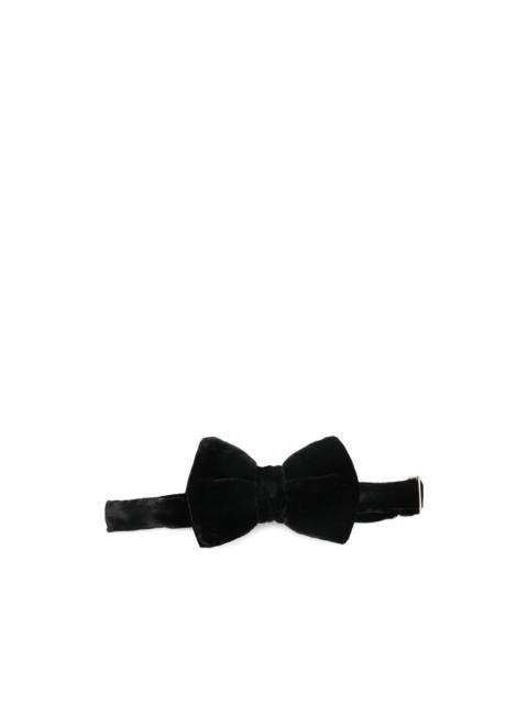 EMPORIO ARMANI velvet bow tie