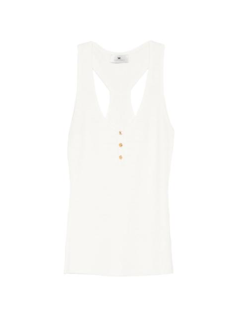ELISABETTA FRANCHI button rib top
