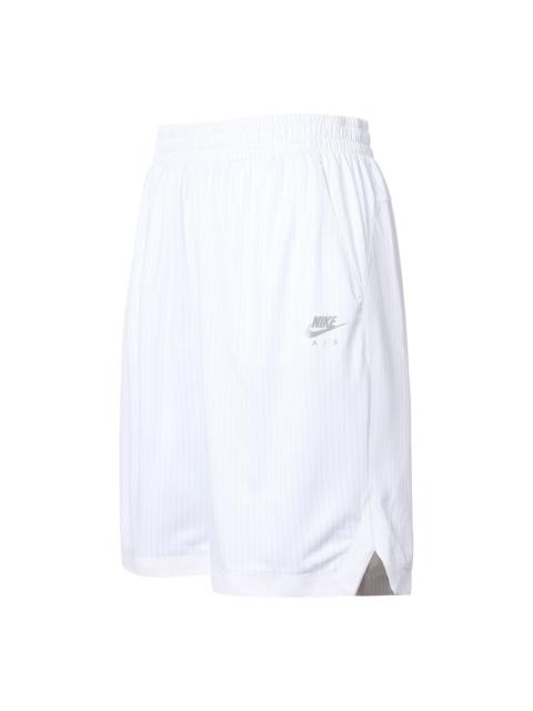 Nike Nike Air x Kim Jones Crossover Reflective Logo Stripe Sports Shorts US Edition Couple Style White DH