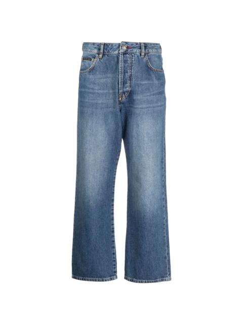 PHILIPP PLEIN Iconic Plein wide-leg jeans