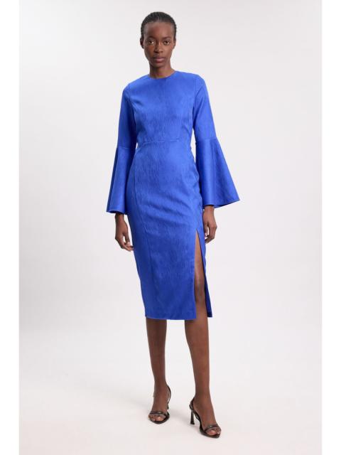KAREN MILLEN Tailored Lace up Back Detail Midi Dress
