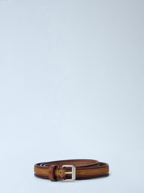 Dries Van Noten Textured Leather Belt