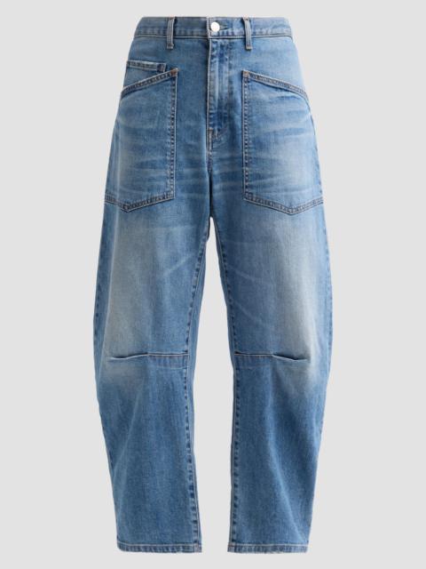 NILI LOTAN Women's Shon Barrel Jeans - Cienna Wash